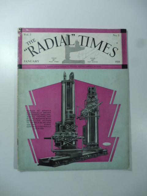 The Radial Times, January 1934 published by William Asquith Limited